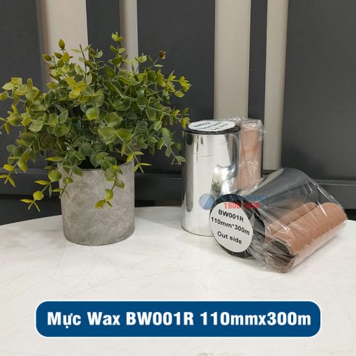 Mực in mã vạch Wax BW001R 110mmx300m (1)
