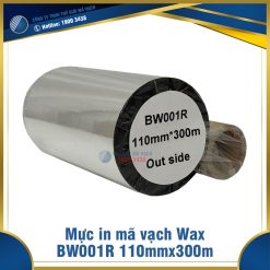 Mực in mã vạch Wax BW001R 110mmx300m