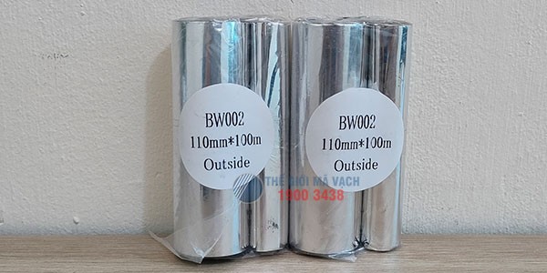 Mực in mã vạch Wax Resin BW002 110mmx100m chất lượng đảm bảo