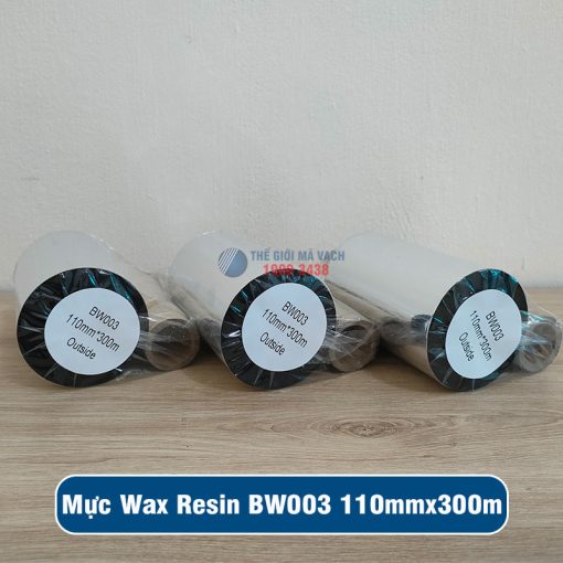 Mực in mã vạch Wax Resin BW003 110mmx300m (1)