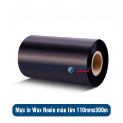 Mực in mã vạch Wax Resin màu tím 110mmx300m giá tốt