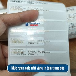 Mực in tem trang sức Resin Gold nhũ vàng giá tốt