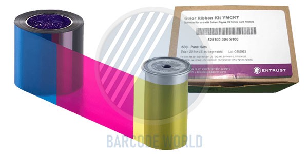 Mực in thẻ nhựa màu YMCKT Entrust 525100-004-S100 nhập chính hãng
