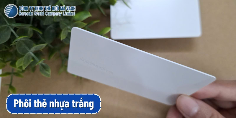 Phôi thẻ nhựa PVC trắng giá tốt, hàng sẵn