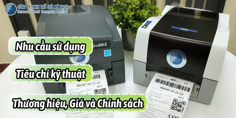 Các tiêu chí để chọn mua máy in đơn hàng tự dán
