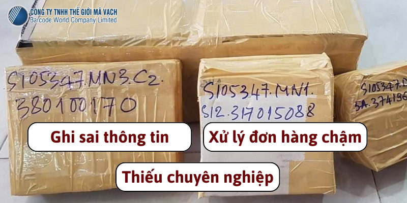 Rủi ro và bất cập khi bán hàng Shopee KHÔNG có máy in chuyên dụng