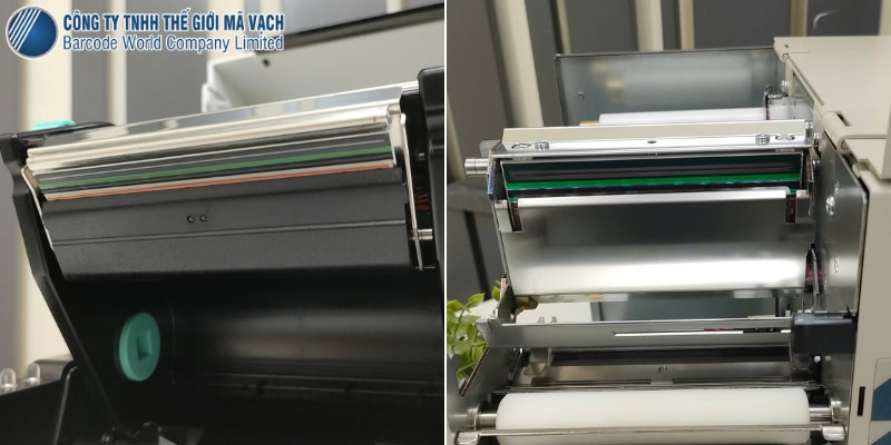 Đầu in nhiệt (Printhead) máy in mã vạch chứa các điểm đốt nóng