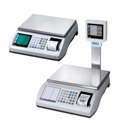 Cân điện tử in hóa đơn CAS Poscale Thế Giới Mã Vạch 2
