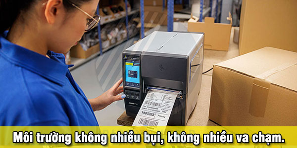 Đảm bảo môi trường hoạt động của máy in tem nhãn