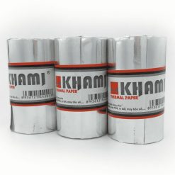 Giấy in bill nhiệt Khami K80 phi 45mm màu xanh (2)