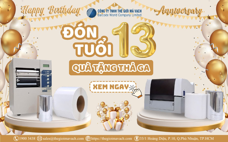 Popup Đón tuổi 13 Quà tặng thả ga