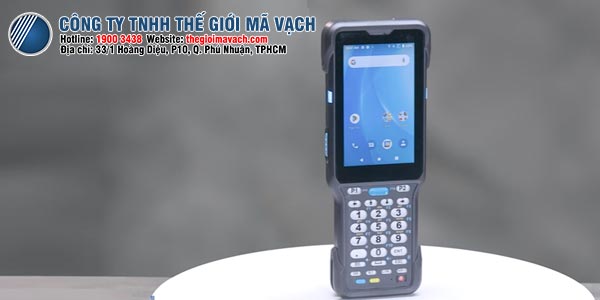 Máy kiểm kho PDA Unitech HT730 có thiết kế hiện đại, gọn nhẹ