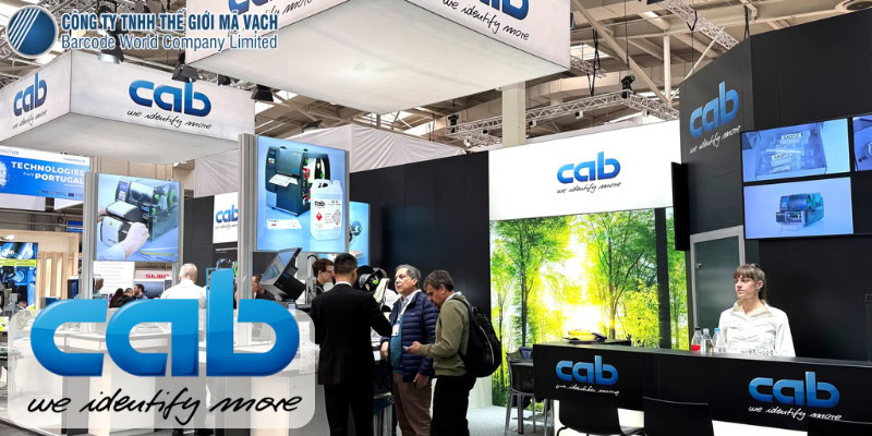 Thương hiệu Cab (Đức) cung cấp máy in tem đa năng