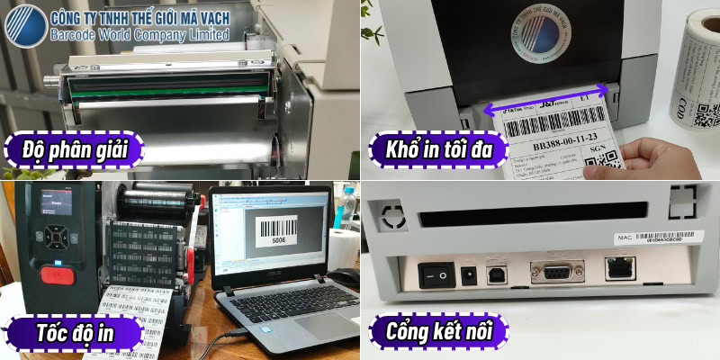 Xem xét các thông số kỹ thuật chính của máy in