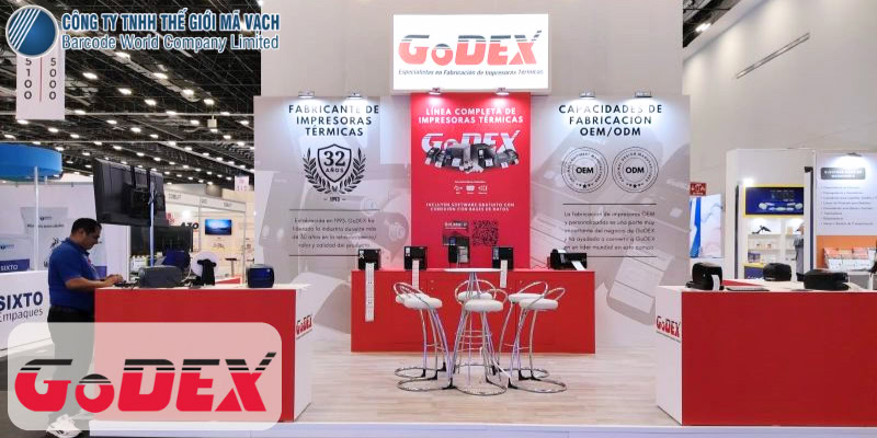 Thương hiệu GoDEX (Đài Loan) cung cấp máy in tem tốt trong tầm giá