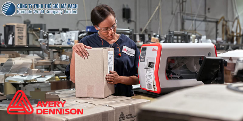 Model máy in mã vạch Avery Dennison tiêu biểu
