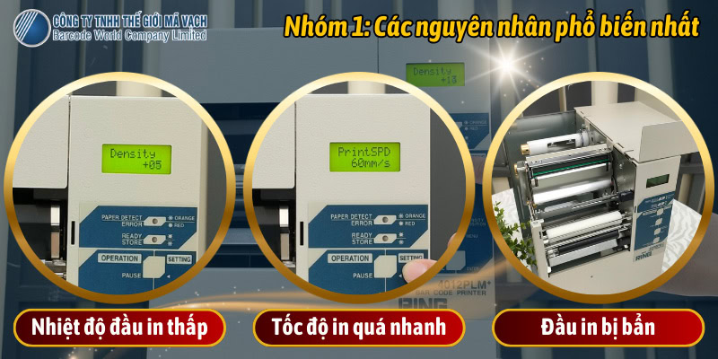 3 nguyên nhân phổ biến nhất gây lỗi máy in mã vạch bị mờ