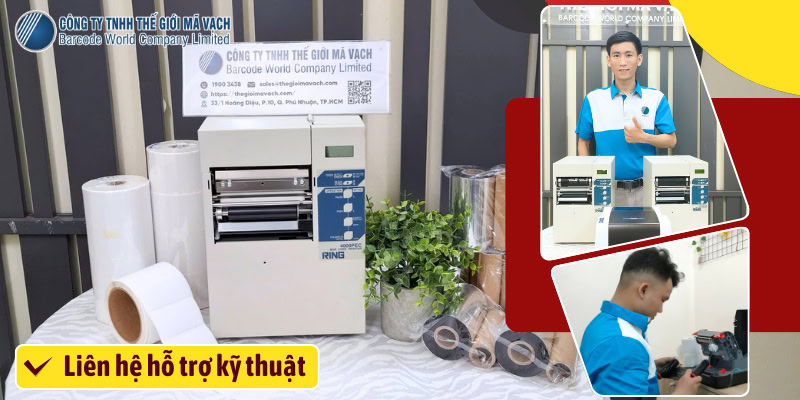 Liên hệ hỗ trợ kỹ thuật từ Thế Giới Mã Vạch ngay khi không thể khắc phục lỗi