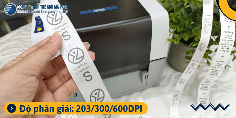 Lựa chọn độ phân giải máy in tem nhãn vải phù hợp nhu cầu sử dụng Lựa chọn độ phân giải máy in tem nhãn vải phù hợp nhu cầu sử dụng