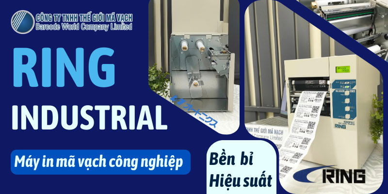 Máy in mã vạch công nghiệp RING (Industrial)