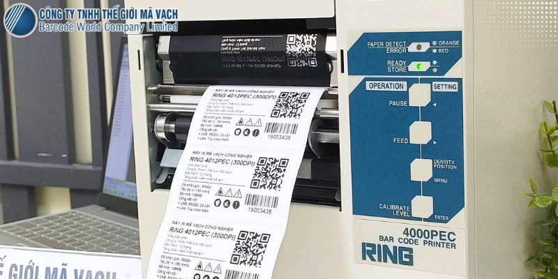 Máy in mã vạch có thể in được nội dung văn bản, hình ảnh khác