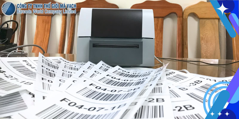 Máy in mã vạch cung cấp khả năng in tem tốc độ cao, liên tục