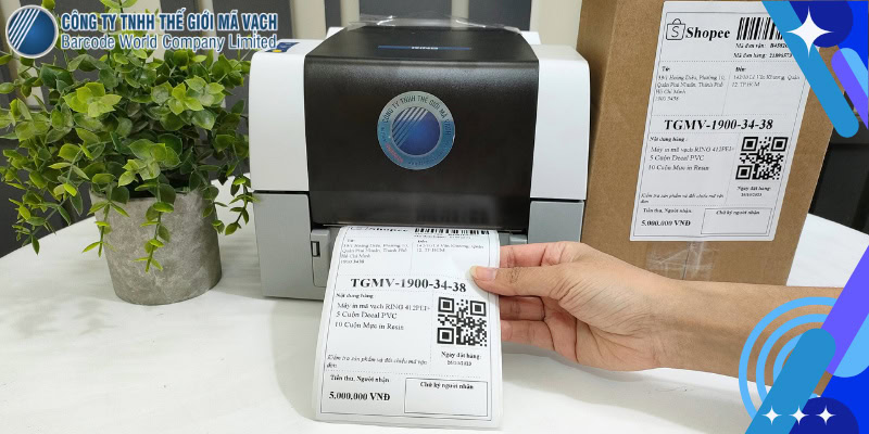 Máy in mã vạch đảm bảo in tem mã vạch đạt chuẩn