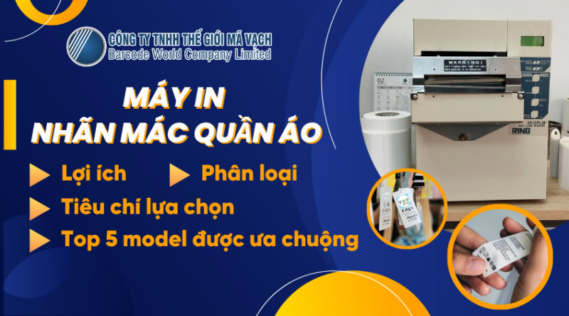 Máy in nhãn mác quần áo