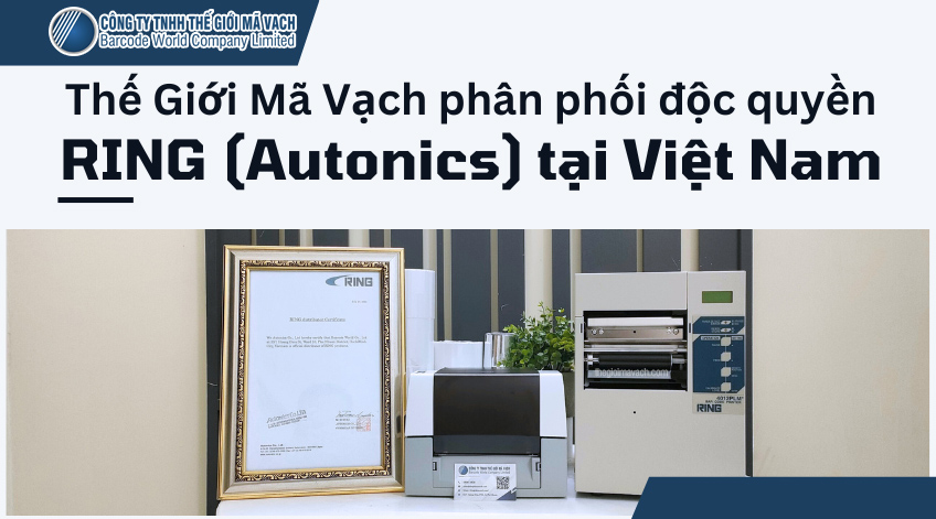 Thế Giới Mã Vạch phân phối độc quyền RING (Autonics) tại Việt Nam