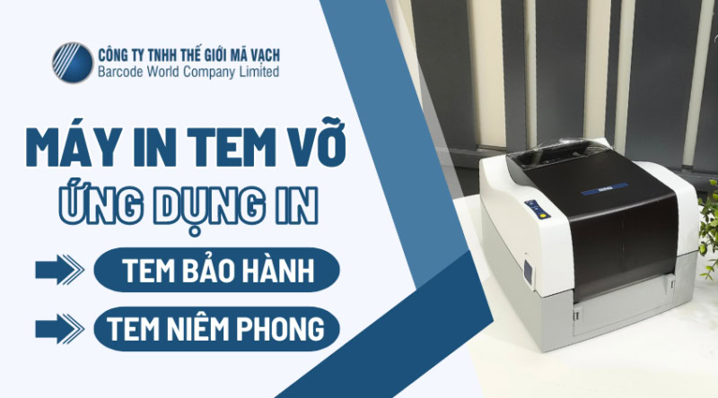 Máy in tem vỡ in tem bảo hành, tem niêm phong giá tốt