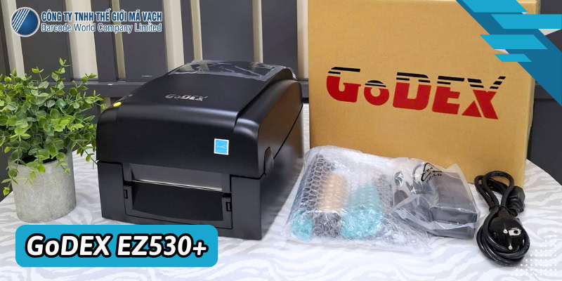 Máy in tem mắt kính GoDEX EZ530+ (300dpi)