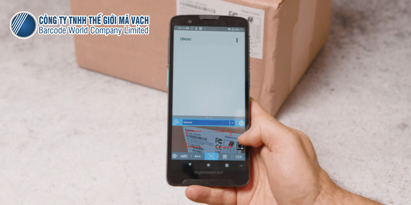 Máy kiểm kho PDA Unitech EA660 quét nhanh nhiều loại mã vạch khác nhau