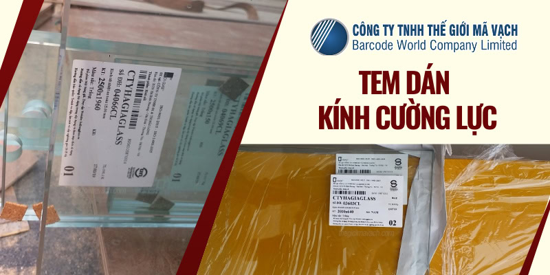 Tem dán kính cường lực, kính công nghiệp