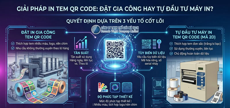 2 giải pháp in tem QR code cho doanh nghiệp 2 giải pháp in tem QR code cho doanh nghiệp