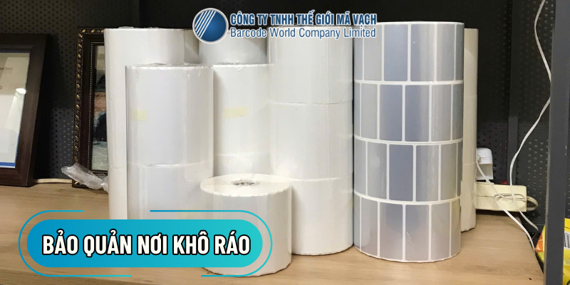 Bảo quản giấy in mã vạch ở môi trường lý tưởng