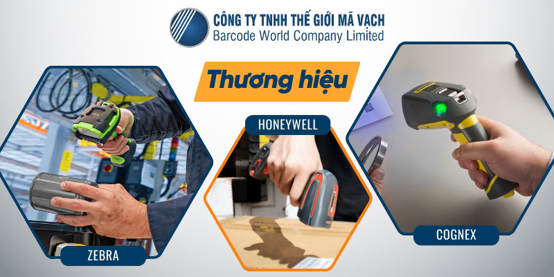 Các thương hiệu máy quét đọc mã vạch công nghiệp