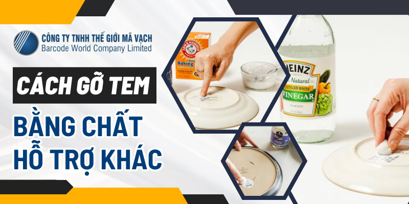 Sử dụng các chất hỗ trợ khác để gỡ tem