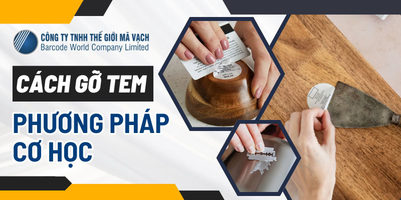 Sử dụng phương pháp cơ học để gỡ tem