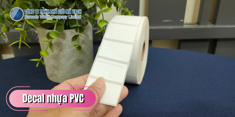 Decal nhựa PVC có chất liệu nhựa bền chắc