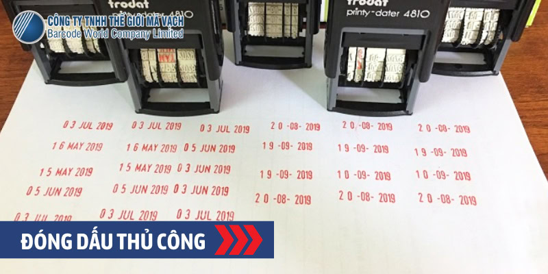 Giải pháp đóng dấu thủ công Date/Lot