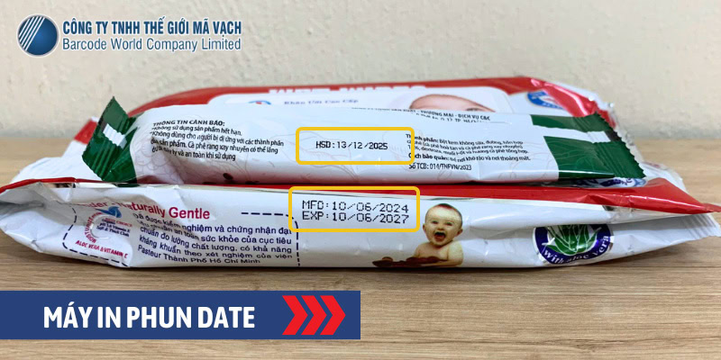 Giải pháp máy in phun date trực tiếp lên bao bì sản phẩm