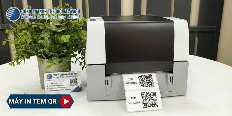 Trang bị máy in tem QR code chuyên nghiệp cho in ấn chủ động