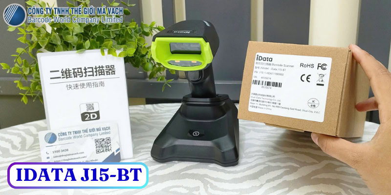 Máy quét mã vạch CCCD iData J15-BT Máy quét mã vạch CCCD iData J15-BT