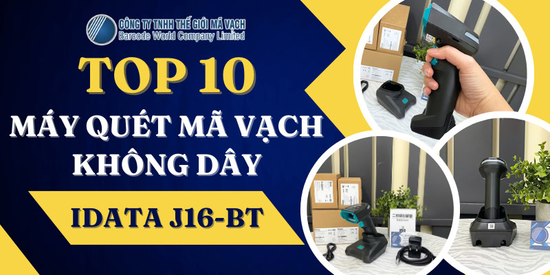 Máy quét mã vạch không dây iData J16-BT Máy quét mã vạch không dây iData J16-BT