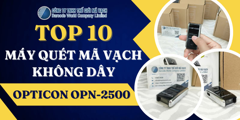 Máy quét mã vạch không dây Opticon OPN-2500 Máy quét mã vạch không dây Opticon OPN-2500