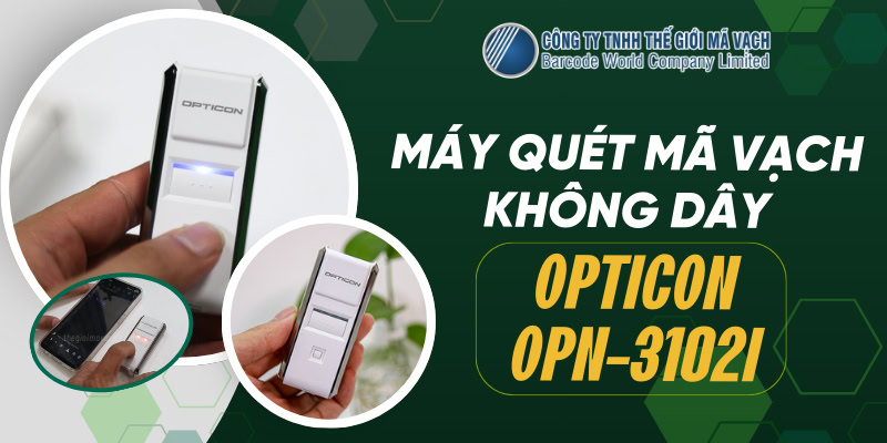 Máy quét mã vạch không dây Opticon OPN-3102i 2D bỏ túi