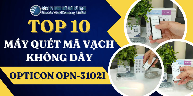 Máy quét mã vạch không dây Opticon OPN-3102i Máy quét mã vạch không dây Opticon OPN-3102i