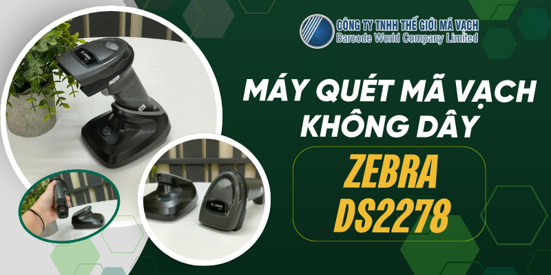 Máy quét mã vạch không dây Zebra DS2278