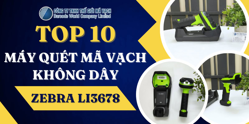 Máy quét mã vạch không dây Zebra Li3678 Máy quét mã vạch không dây Zebra Li3678