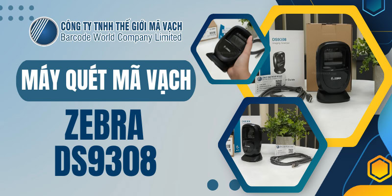 Máy quét mã vạch vé xem phim Zebra DS9308